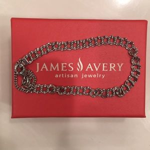 Medium Double Curb Charm Bracelet